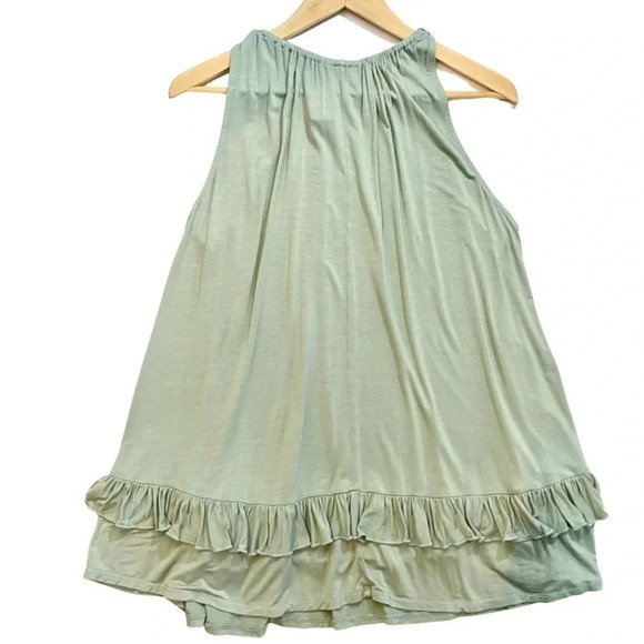 NWT Anthropologie Eri+Ali Ruffle Sleeveless Swing Top - Picture 5 of 5